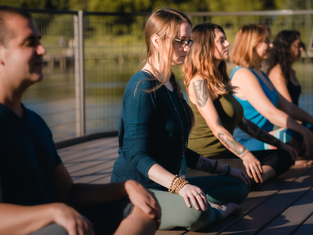 We offer online mindfulness and chair yoga classes to hospitals, businesses, and organizations