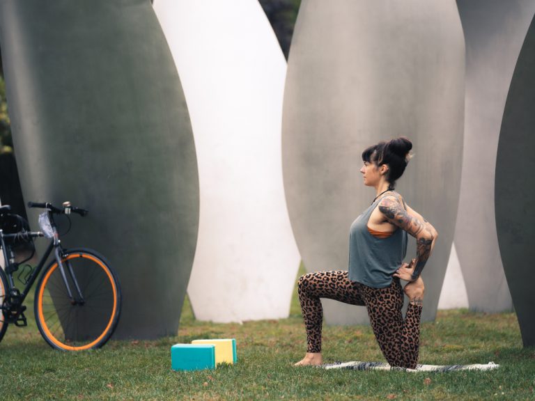 Bicycle Yoga Stretches